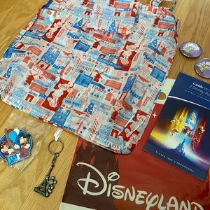 Disneyland Paris Bag Keychain Magnet Pins